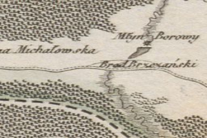 Ein detaillierter alter Stadtplan von Minsk, Belarus, der Straßen, Gebäude, Sehenswürdigkeiten und Text enthält, der Informationen über die Bevölkerung, den Standort und die Geschichte der Stadt bereitstellt.