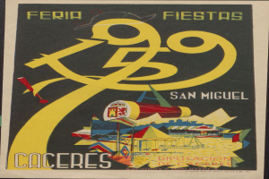 Plakat für ein Festival in San Miguel de Allende, Mexiko, mit Text und Bildern.