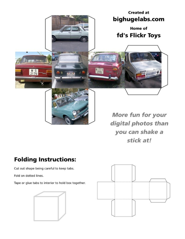 Eine Präsentationsfolie mit Fahrzeugen auf einer Straße und Text.