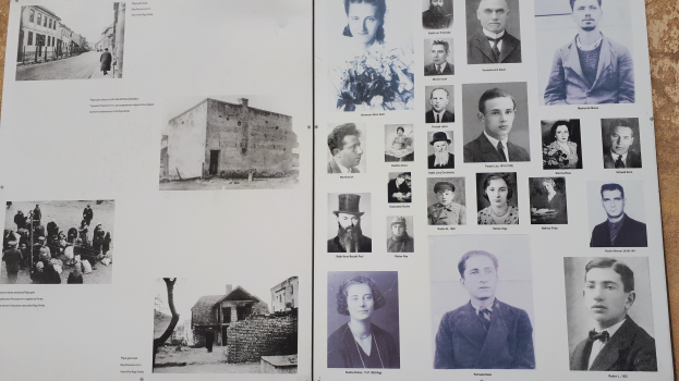 Ein Buchumschlag mit einem Collage von Bildern von Männern und Frauen in Anzügen und legerer Kleidung, mit fetter Schrift, auf einem hellblauen Hintergrund.