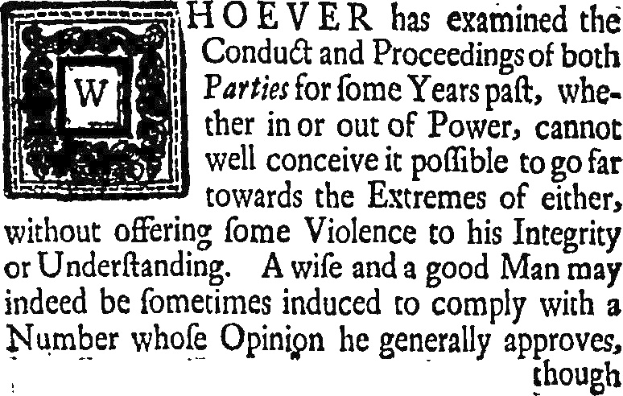 Schwarzes und weißes Foto eines Mannes im Anzug und mit Krawatte mit zentriertem Text und Logo, wobei der Text politische Verhaltensweisen und Kompromisse diskutiert.